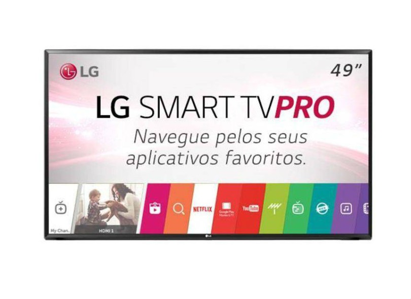 235814527 TELA DISPLAY Smart TV LED 49" LG Full HD 49LJ551C 2 HDMI - Imagem 1
